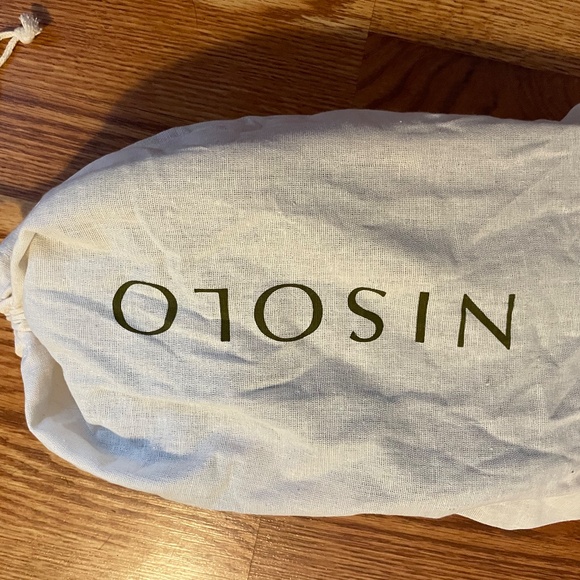 Nisolo Stella Fringe Heel Sandal Black 9.5 - Picture 4 of 4